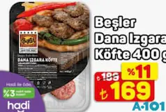 BEŞLER DANA IZGARA KÖFTE 400 G